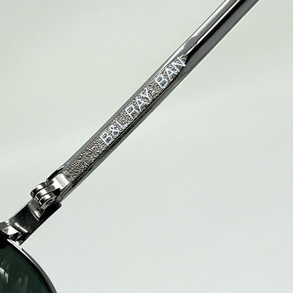 Vintage Bausch & Lomb Ray Ban W2187 PRAS Sunglasses Gunmetal w/ G-15 - Picture 6 of 15